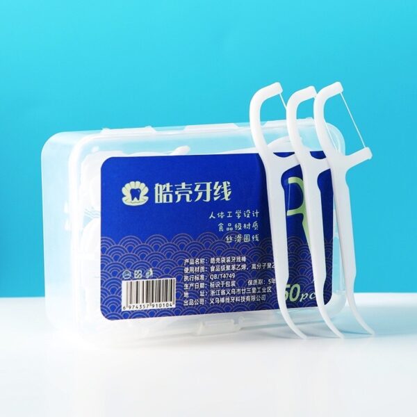 50PcsBox Portable Disposable Dental Floss High-tension Dental Floss - Image 3