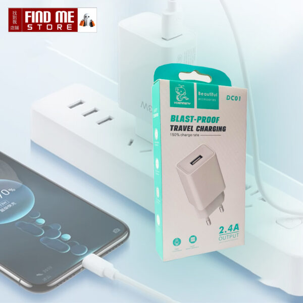 Branded Denmen USB Quick Charging Mobile Phone Power Adapter - Image 2