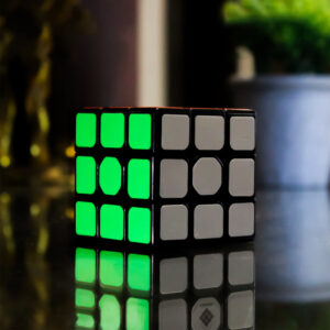Smooth Carbon Fiber Magic Cube Puzzle 3x3 Speed Square Brain Up Puzzle Gifts