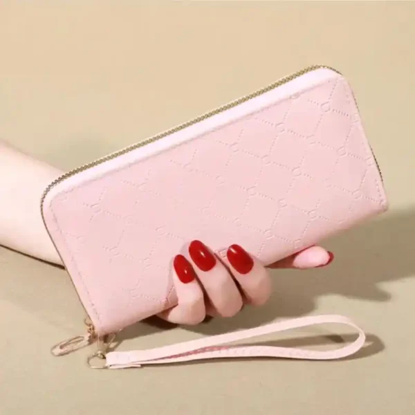 Gloria Fashion Zipper Long Ladies Wallet Coin Card Holder Smart Wallet
