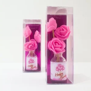 Flower Bottle Gift Box with Transparent Window Present Packing