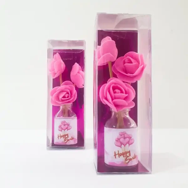 Flower Bottle Gift Box with Transparent Window Present Packing
