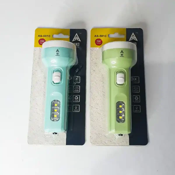Dual Flash Powerful Rechargeable LED Flashlight Handheld Super Bright - Image 7