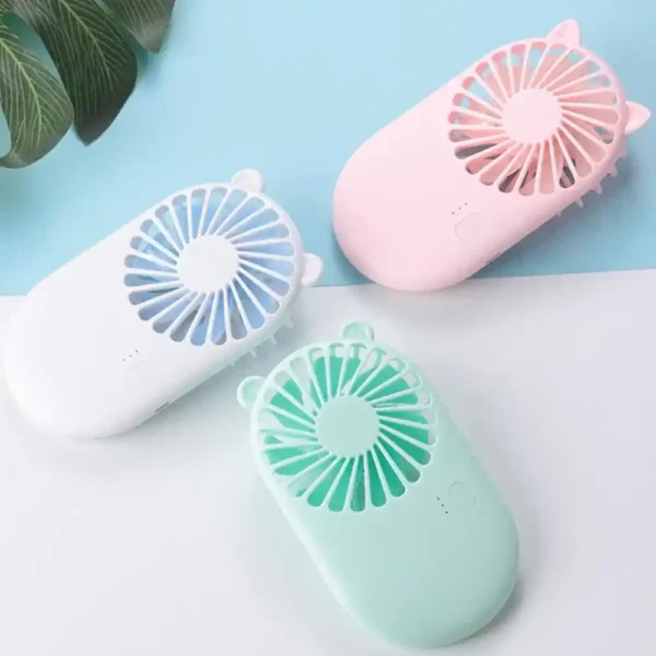 Portable Handheld Fan USB Charging With 3 Speed High Wind Smart Mini Fan - Image 6