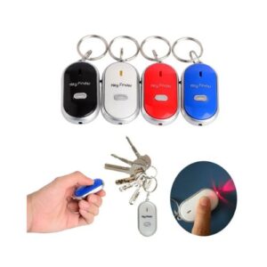 Wireless Key Finder Sound Key Chain Flash Light Loss Locator Beep