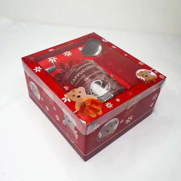 Cappuccino Mug Coffee Cup Gift Box Ceramic Creative Gift with Spoon