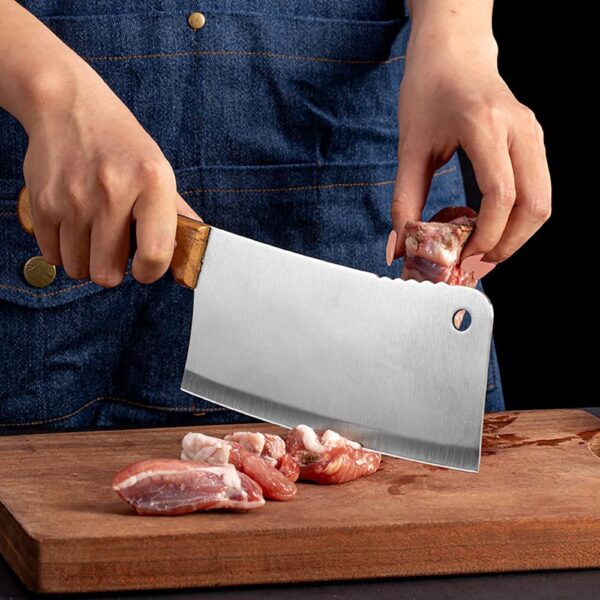 Professional Chinese Kitchen Chef Knife Stainless Steel Meat Fish Veg Slicer