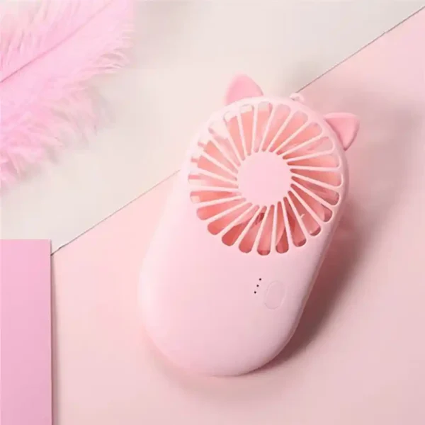 Portable Handheld Fan USB Charging With 3 Speed High Wind Smart Mini Fan - Image 4