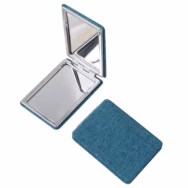 Folding Pocket Mini Makeup Mirror Travel Compact Cosmetics Tools - Image 4