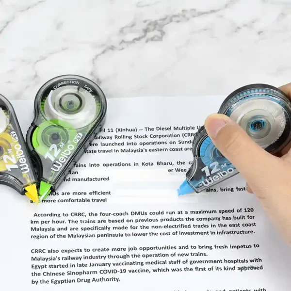 1Pc Branded White Out Correction Tape Cartoon Stickers Stationery - Image 2
