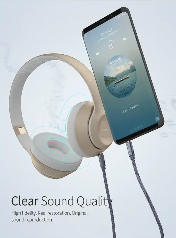 High Quality 3.5MM Audio AUX Extension Male Jack to Jack 3.5 mm Cable - Image 5