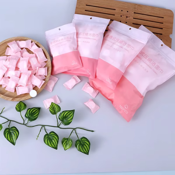 25PCS Pack Mini Disposable Magic Compressed Towel Face Care Travel - Image 2