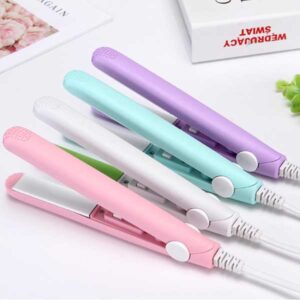 Hair Straightener Curling Hair Girls Portable Mini Colorful Hair Straightener