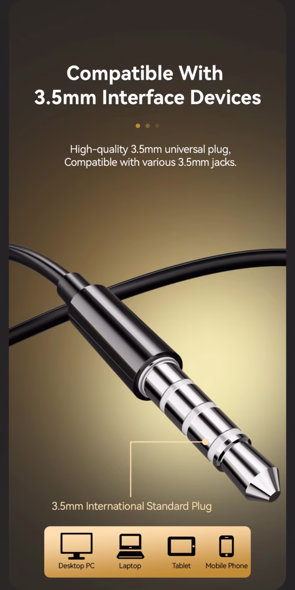 BQZ In Ear Headset Wired Earphones with Microphone Stereo Earbuds In-line - Image 6