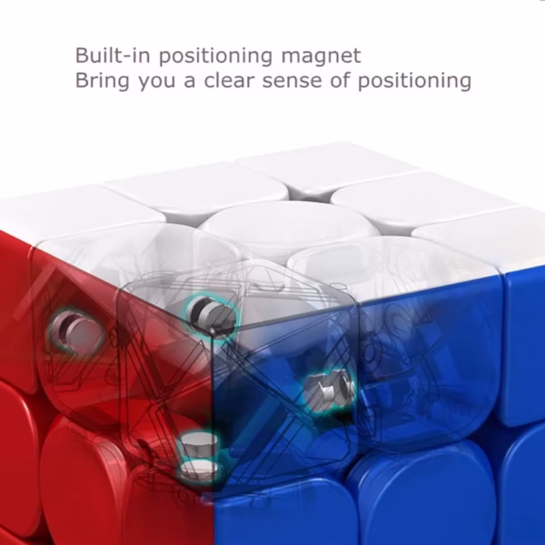 Smooth Carbon Fiber Magic Cube Puzzle 3x3 Speed Square Brain Up Puzzle Gifts - Image 6