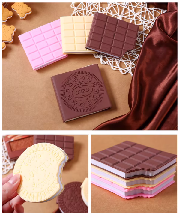 Creative Cute Simulation Chocolate Notepad Mini Notebook - Image 5