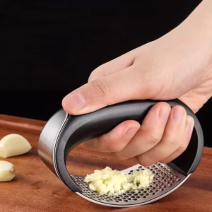 Stainless Steel Garlic Press Crusher Manual Garlic Mincer Chopping Tool