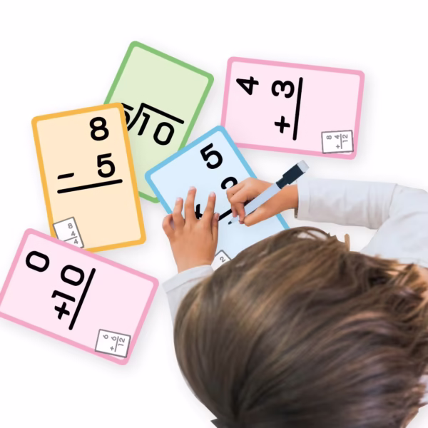 Math Flash Cards Game Math Toys Division Educational Math Game - Image 3