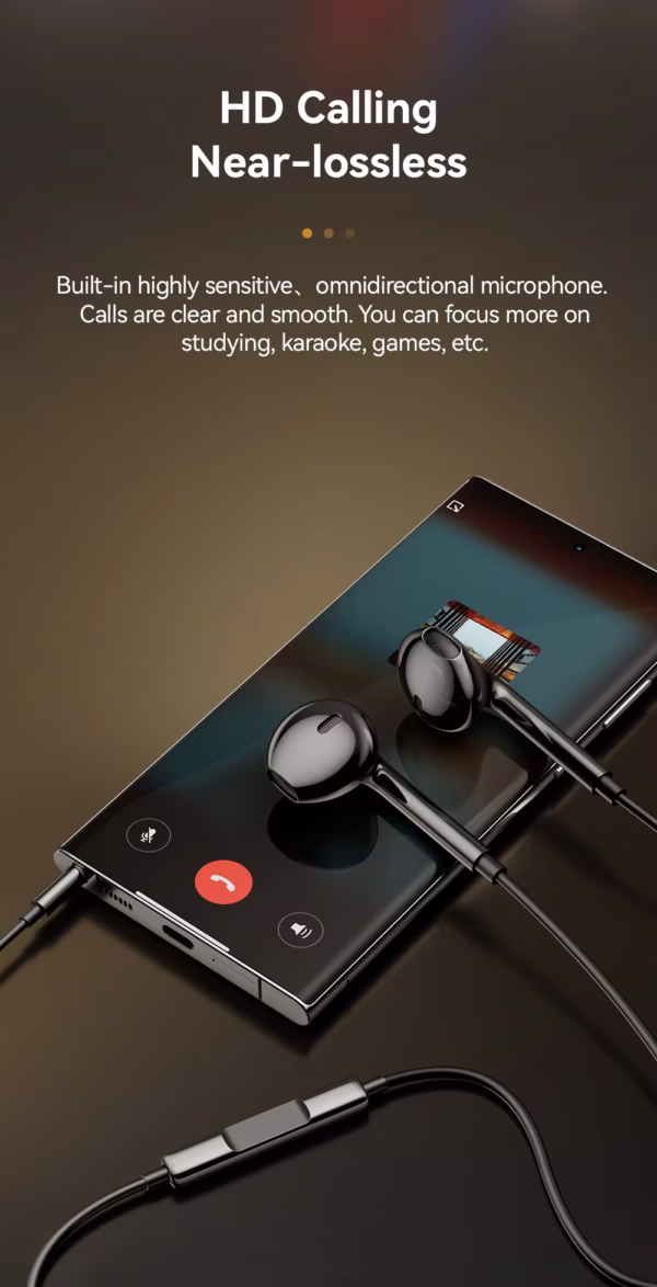 BQZ In Ear Headset Wired Earphones with Microphone Stereo Earbuds In-line - Image 4