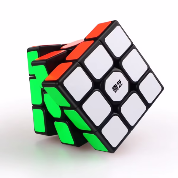 Smooth Carbon Fiber Magic Cube Puzzle 3x3 Speed Square Brain Up Puzzle Gifts - Image 2