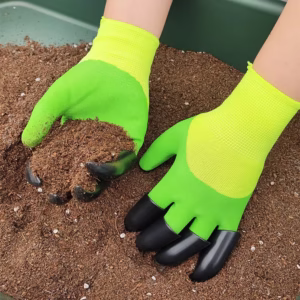 Horticultural Gloves With Claws Digging Garden Anti Thorn Protective Gloves