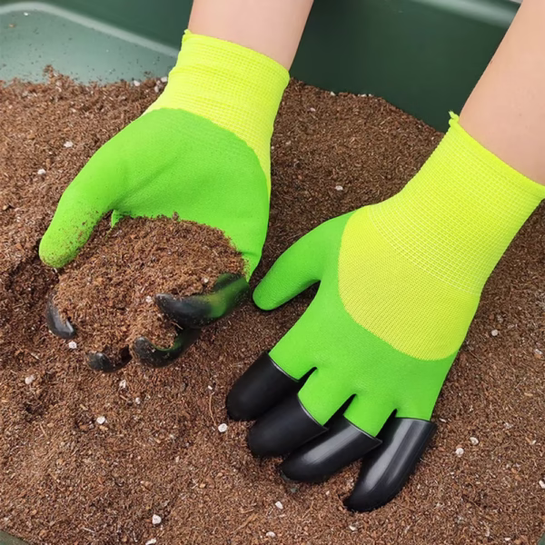 Horticultural Gloves With Claws Digging Garden Anti Thorn Protective Gloves