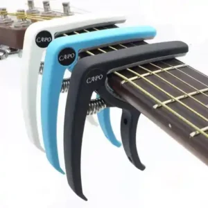 1PC Universal Guitar Capo ABS+ Metal Quick Change Key for Guitar