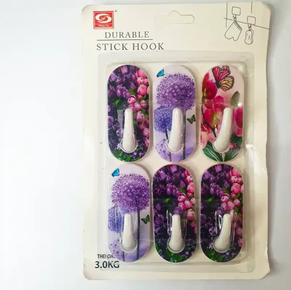 3KG Strong Self Adhesive Wall Hooks Hangers Holder Bathroom Organizer - Image 3