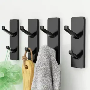 3KG Strong Self Adhesive Wall Hooks Hangers Holder Bathroom Organizer