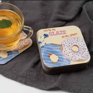 Quality Tea Coaster Square Cup Mat Durable Heat Resistant Tea Coffee Pad