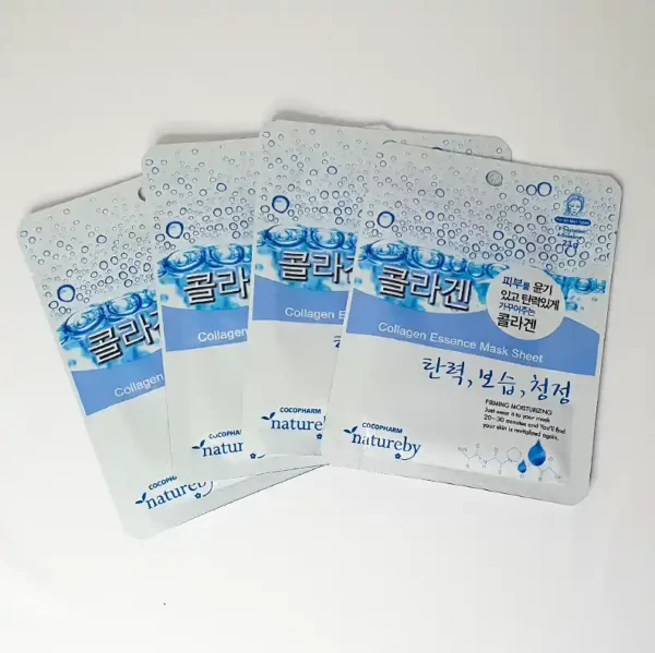 2 PCS Korean Imported Collagen Facial Masks Moisturizing Skin Care - Image 2