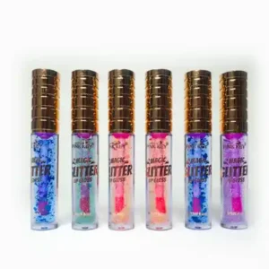 Pink Key Magic Glitter Lip Gloss  Long-lasting Moisturizing Naturally shiny