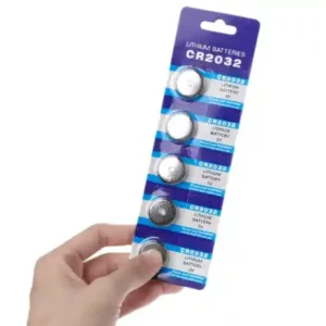 5 Pics CR2032 Multi Purpose Leakproof Coin 3V Lithium Battery for Electronics