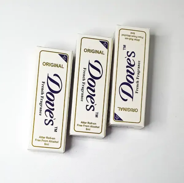 2Pcs Dove Roller Ball Perfume Fresh And Natural Light Fragrance - Image 4