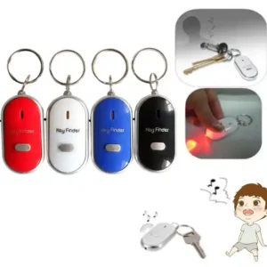 Wireless Key Finder Sound Key Chain Flash Light Loss Locator Beep