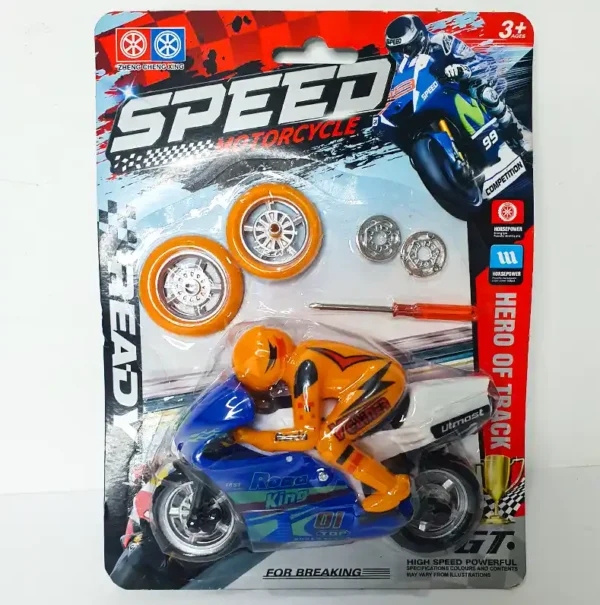 Speed Motorcycle With Accessories Super Bike Garage Boys - Image 2