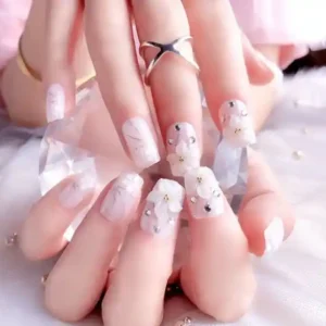 Full Coverage Nail with Glue Fake Nail Designed DIY Nail Easy To Use