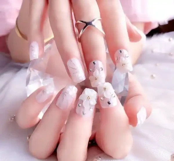 Full Coverage Nail with Glue Fake Nail Designed DIY Nail Easy To Use