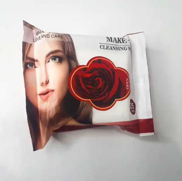 Face Makeup Cleansing Wipes Oil Removal Absorbing 25 Sheets Makeup Wipes - Image 4