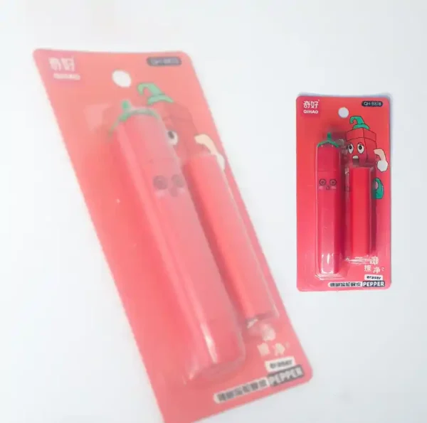 High End Imported Long Pepper Eraser For Kids Adults Student Gift - Image 2