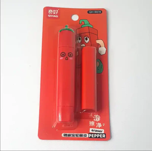 High End Imported Long Pepper Eraser For Kids Adults Student Gift - Image 3