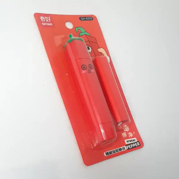 High End Imported Long Pepper Eraser For Kids Adults Student Gift - Image 4
