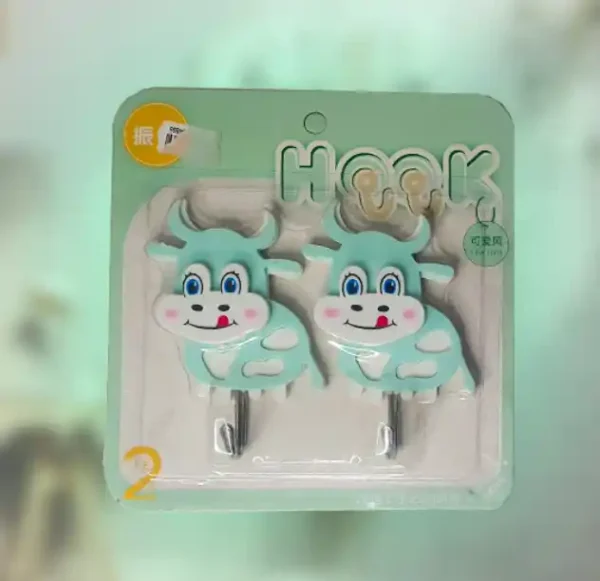 2 Pics Set Animal Design Wall Hook Strong Bathroom Door Kitchen Hooks - Image 2