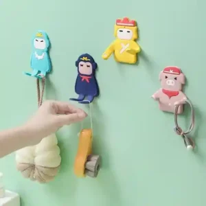 2 Pics Set Animal Design Wall Hook Strong Bathroom Door Kitchen Hooks