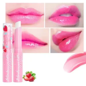 2 PCS Sexy Pink Lip Balm Color Changing Lip Balm Long-lasting Waterproof
