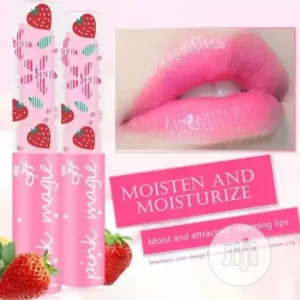 2 PCS Sexy Pink Lip Balm Color Changing Lip Balm Long-lasting Waterproof