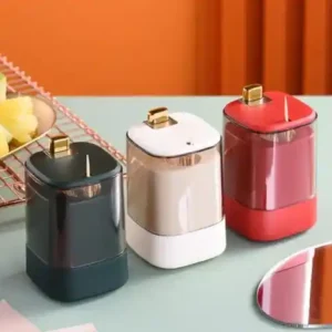 Automatic Toothpick Box Press-Type Toothpicks Holder Smart Press-Type