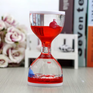Dolphin Liquid Motion Bubbler Timers, Pressure Reducing Hourglass Relaxation
