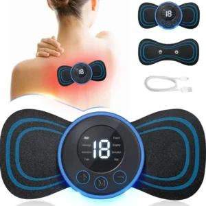 Rechargeable Electric Body Neck Massager Mini Cervical Waist Back