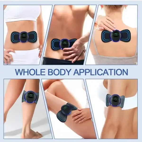 Rechargeable Electric Body Neck Massager Mini Cervical Waist Back - Image 3